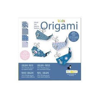 Origami papír 15x15 cm Bálna