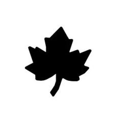 Formalyukasztó 38 mm - Juharlevél falevél