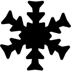 Formalyukasztó 76 mm - Hópehely