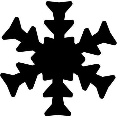 Formalyukasztó 76 mm - Hópehely