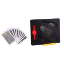 Mágneses golyó rajzoló íráselőkészítő táblajáték