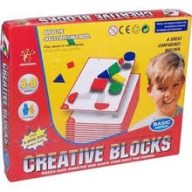 Készségfejlesztő képkirakó formákkal Creative blocks