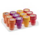 Önfestékező nyomdakészlet 12 darabos Cukiságok