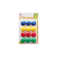 Színes táblamágnes készlet 2 cm 12 darabos