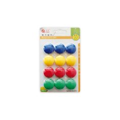 Színes táblamágnes 2 cm 12 darabos készlet