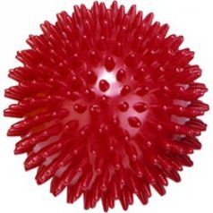 Masszázs labda erősített 7 cm - piros