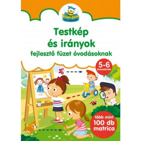 Testkép és irányok fejlesztő füzet óvodásoknak