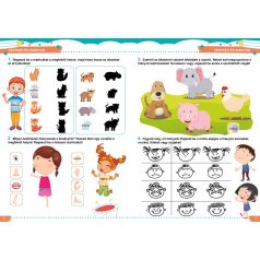 Testkép és irányok fejlesztő füzet óvodásoknak