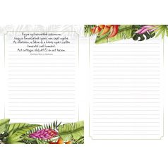 Trópusi hangulat Inspirációs könyv jegyzeteléshez