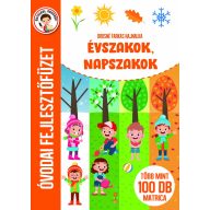 Évszakok, napszakok fejlesztő füzet óvodásoknak