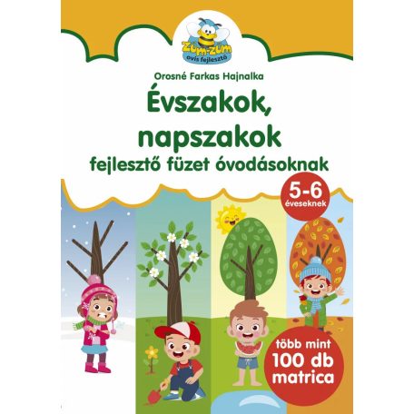 Évszakok, napszakok fejlesztő füzet óvodásoknak