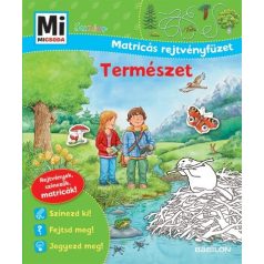 Természet matricás rejtvényfüzet Mi MICSODA Junior