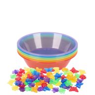   Bogaras szortírozó játék (48 darabos) szortírozó tálkákkal 