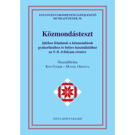 Közmondásteszt munkafüzet