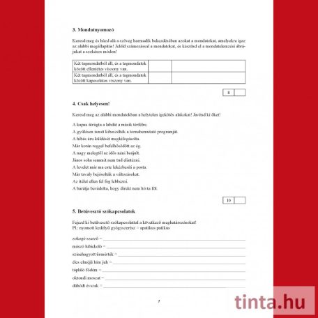 Anyanyelvi felmérők a 9-10. évfolyam számára